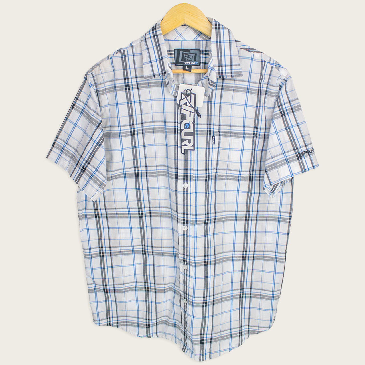 00's Rip Curl Button-Up Shirt - L