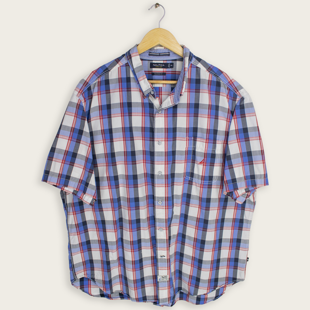 VINTAGE NAUTICA BUTTON-UP SHIRT - XXL