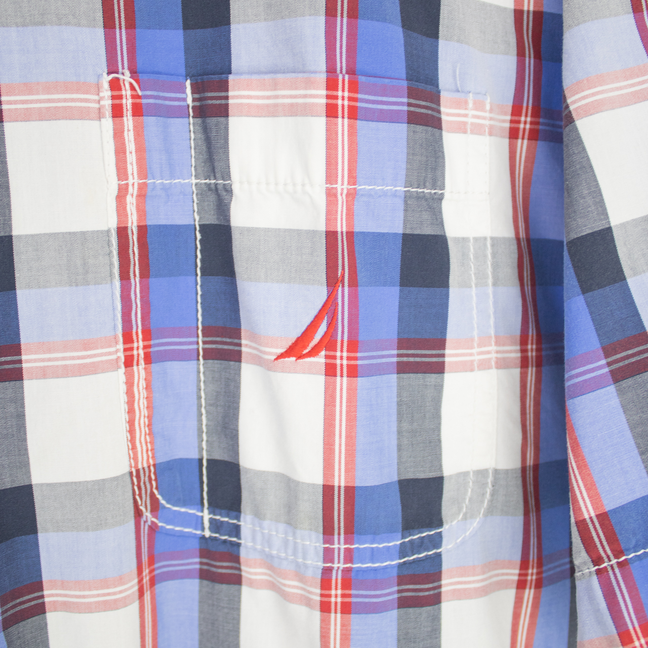 VINTAGE NAUTICA BUTTON-UP SHIRT - XXL