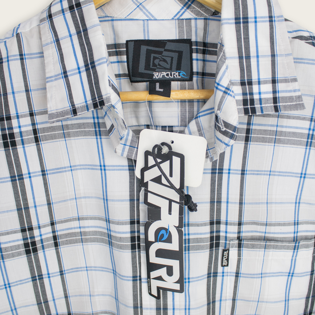 VINTAGE RIPCURL BUTTON-UP SHIRT - L