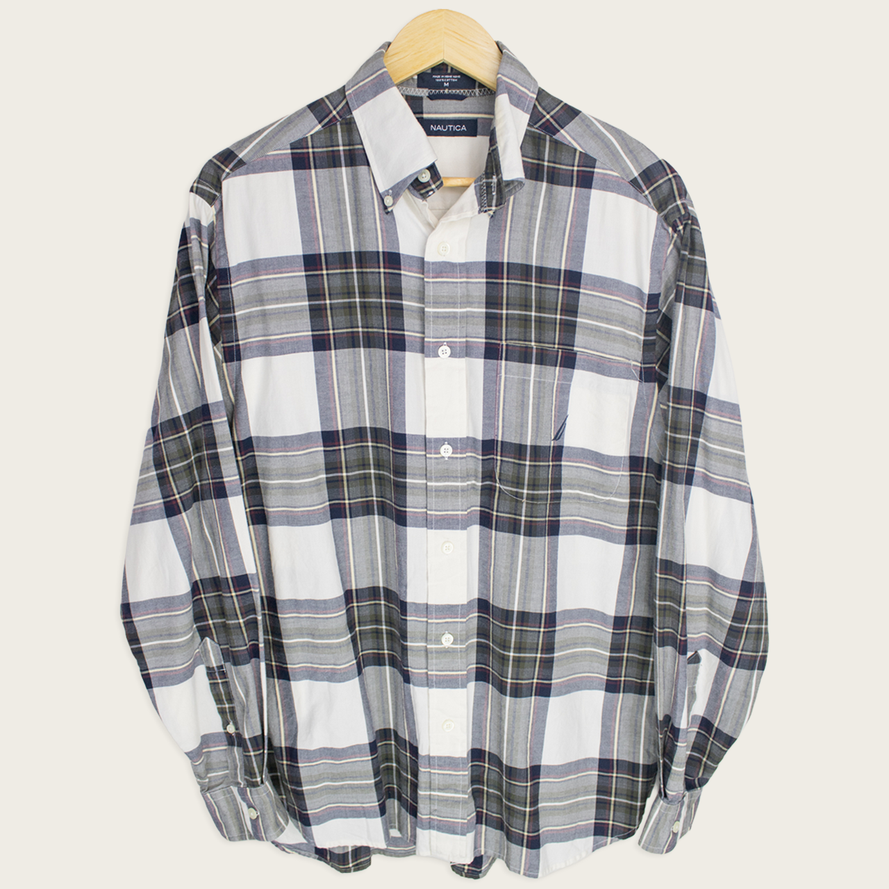 00's Nautica Button-Up Shirt - M