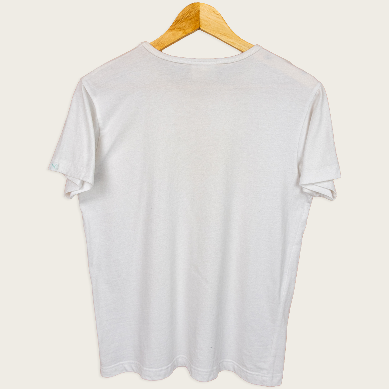 Y2K Puma Baby Tee - White Logo - Size 10