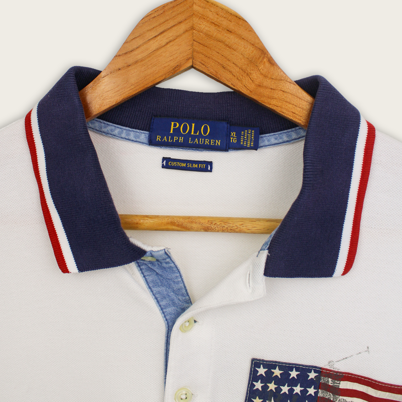 VINTAGE RALPH LAUREN POLO SHIRT - XL