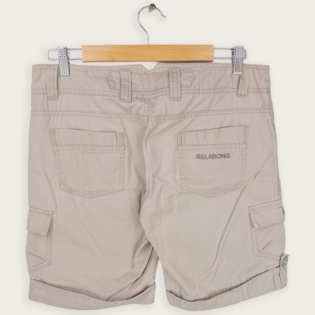Y2K Billabong Cargo Shorts - Beige - Size 6