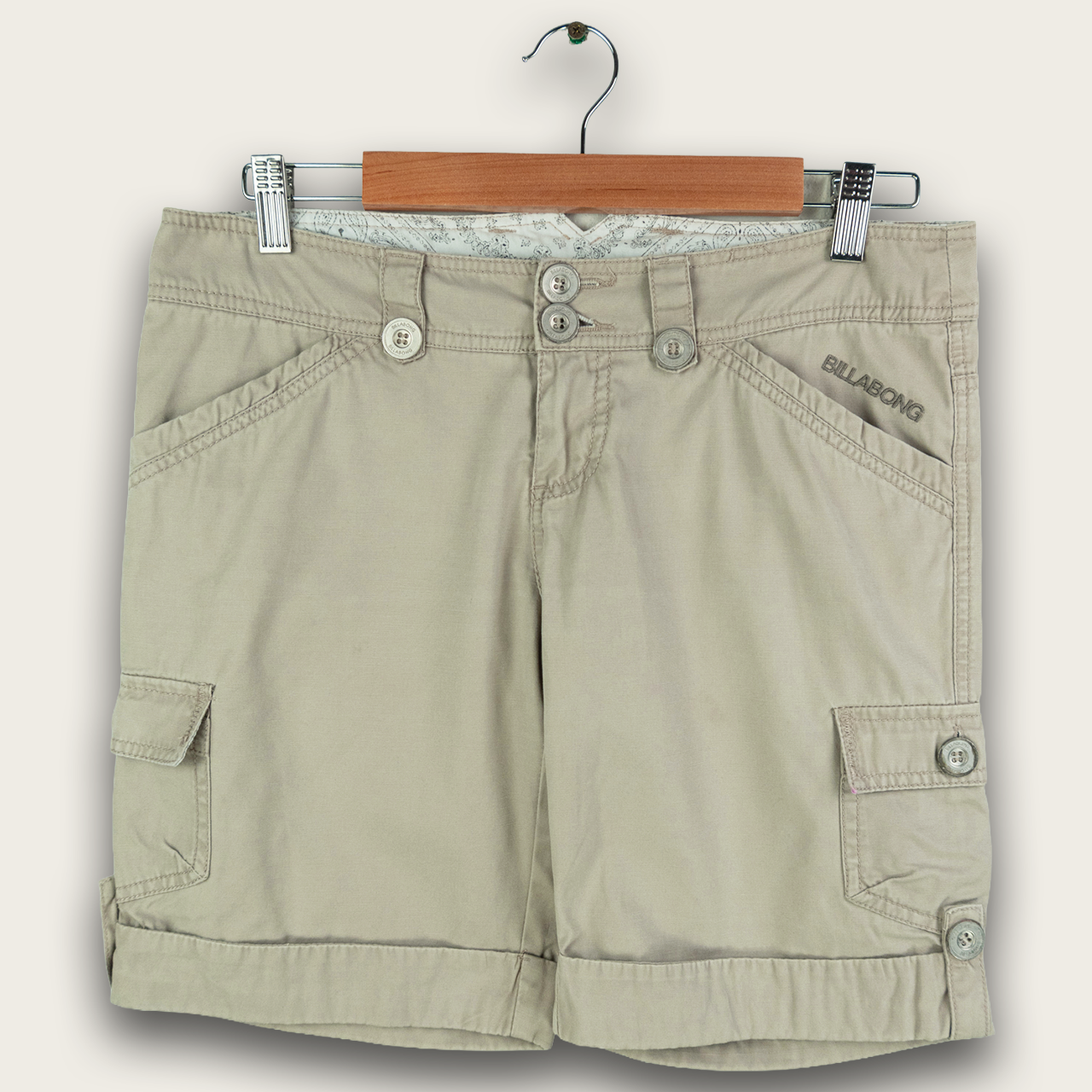 VINTAGE WMNS BILLABONG CARGO SHORTS - 10