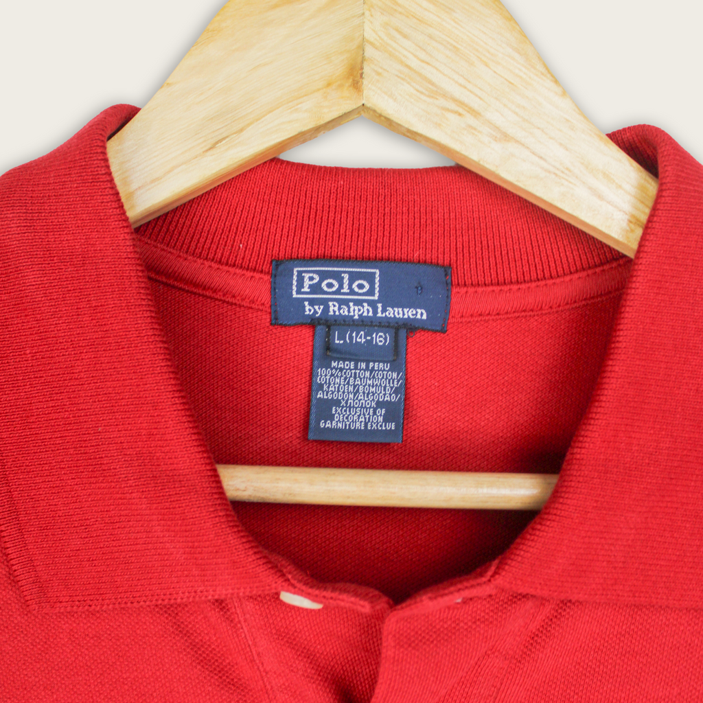 VINTAGE WMNS RALPH LAUREN POLO SHIRT - L