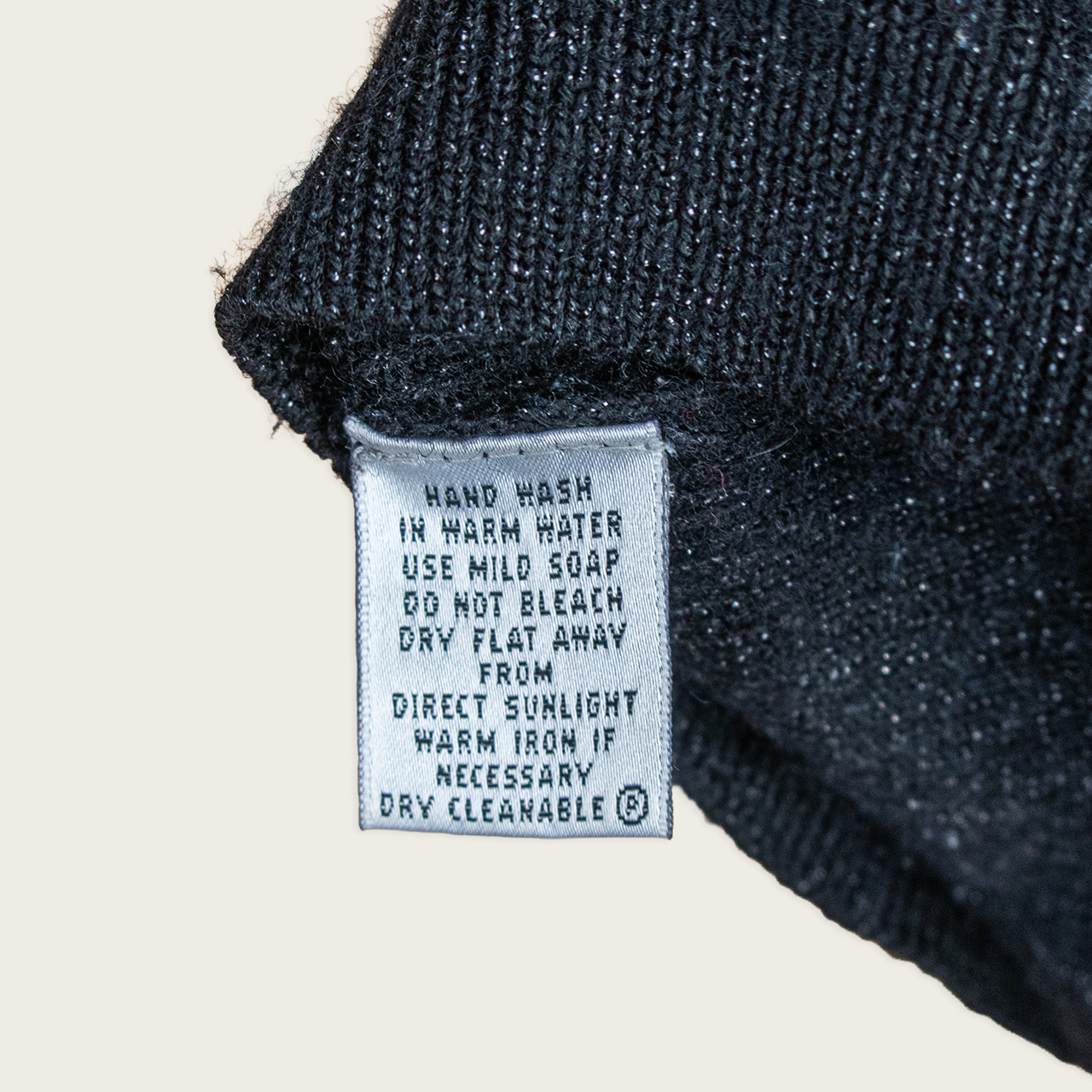 Y2K Equipment Knit Top - Black - Size S