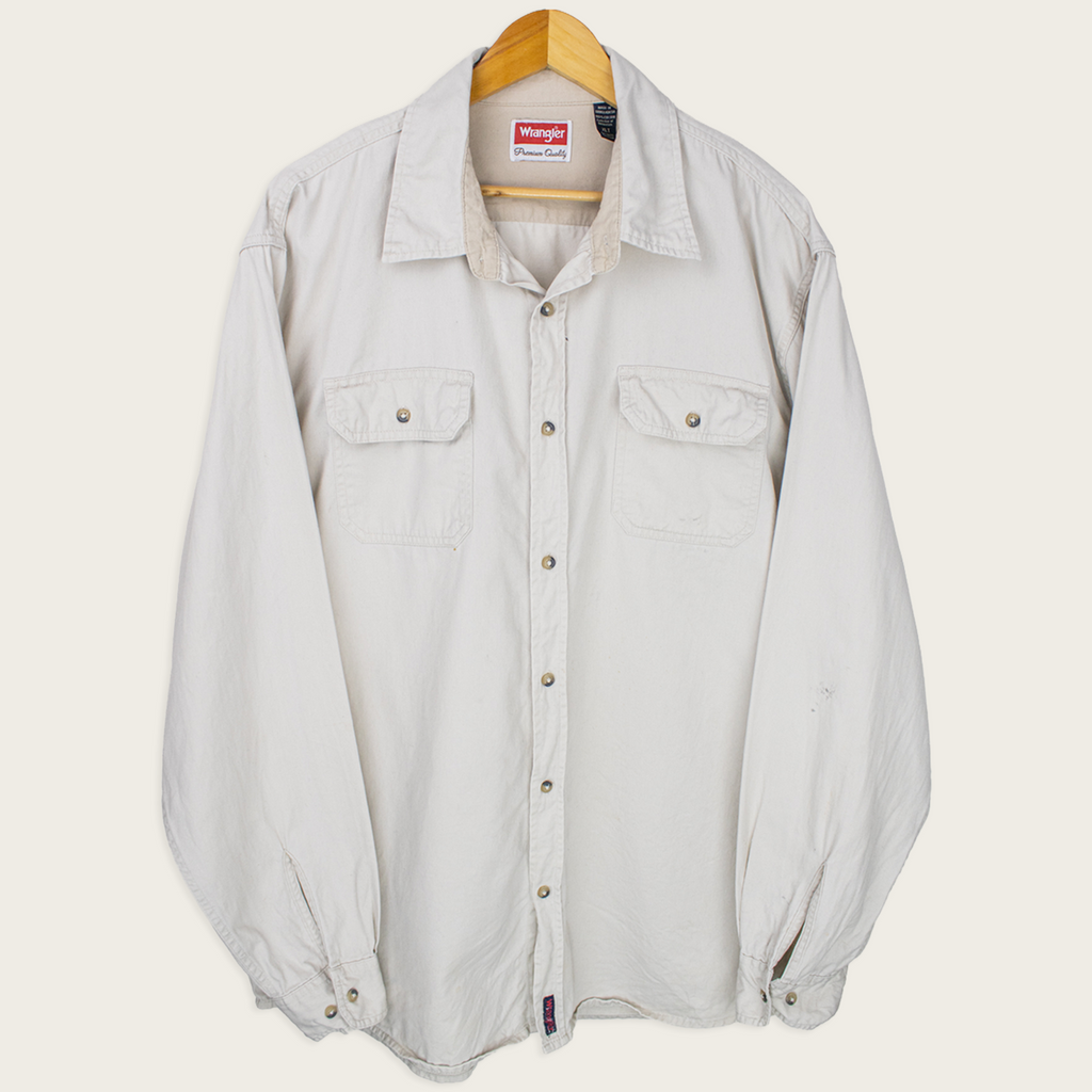 00's Wrangler Button-Up Shirt - XL