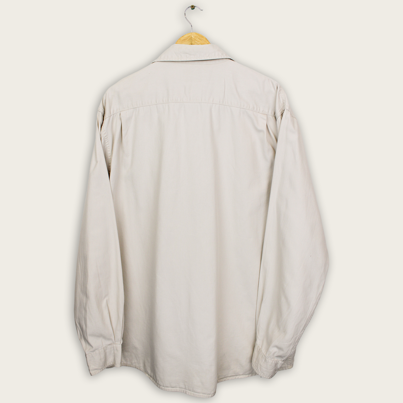 VINTAGE LONG-SLEEVE WRANGLER BUTTON-UP SHIRT - XL