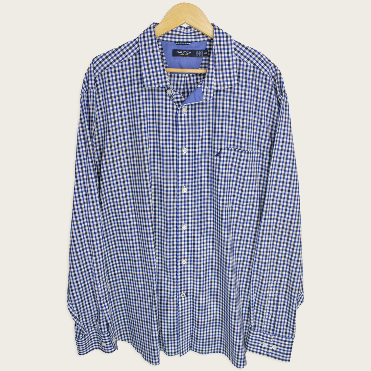 00's Nautica Button-Up Shirt - XXL