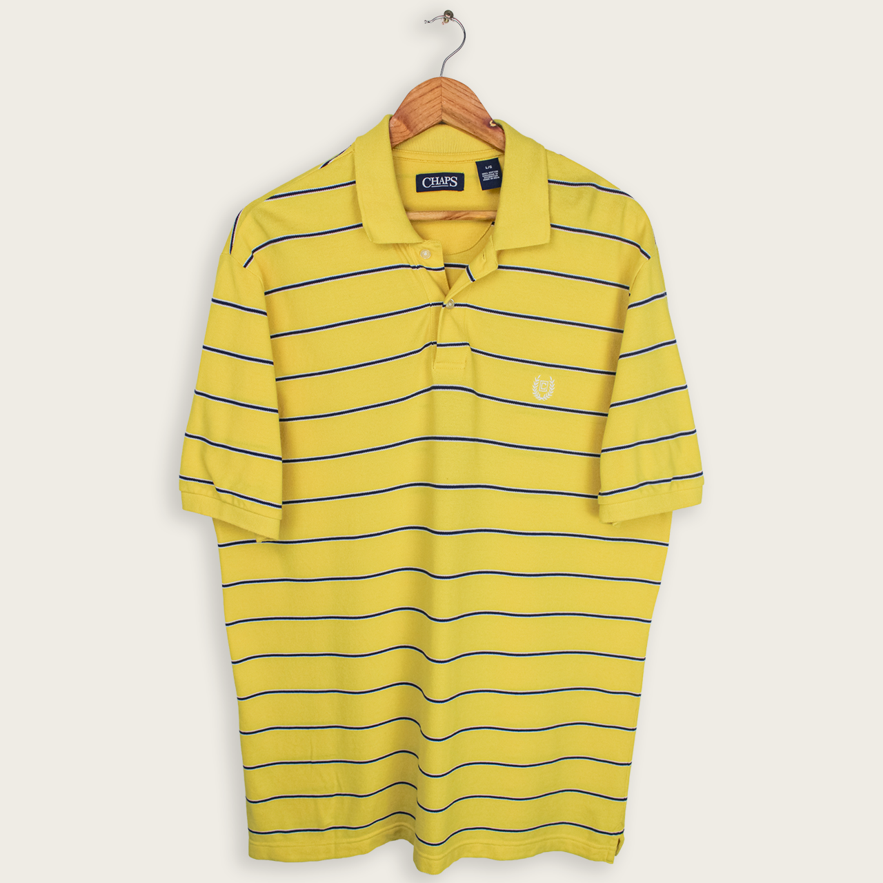 VINTAGE CHAPS POLO SHIRT - L