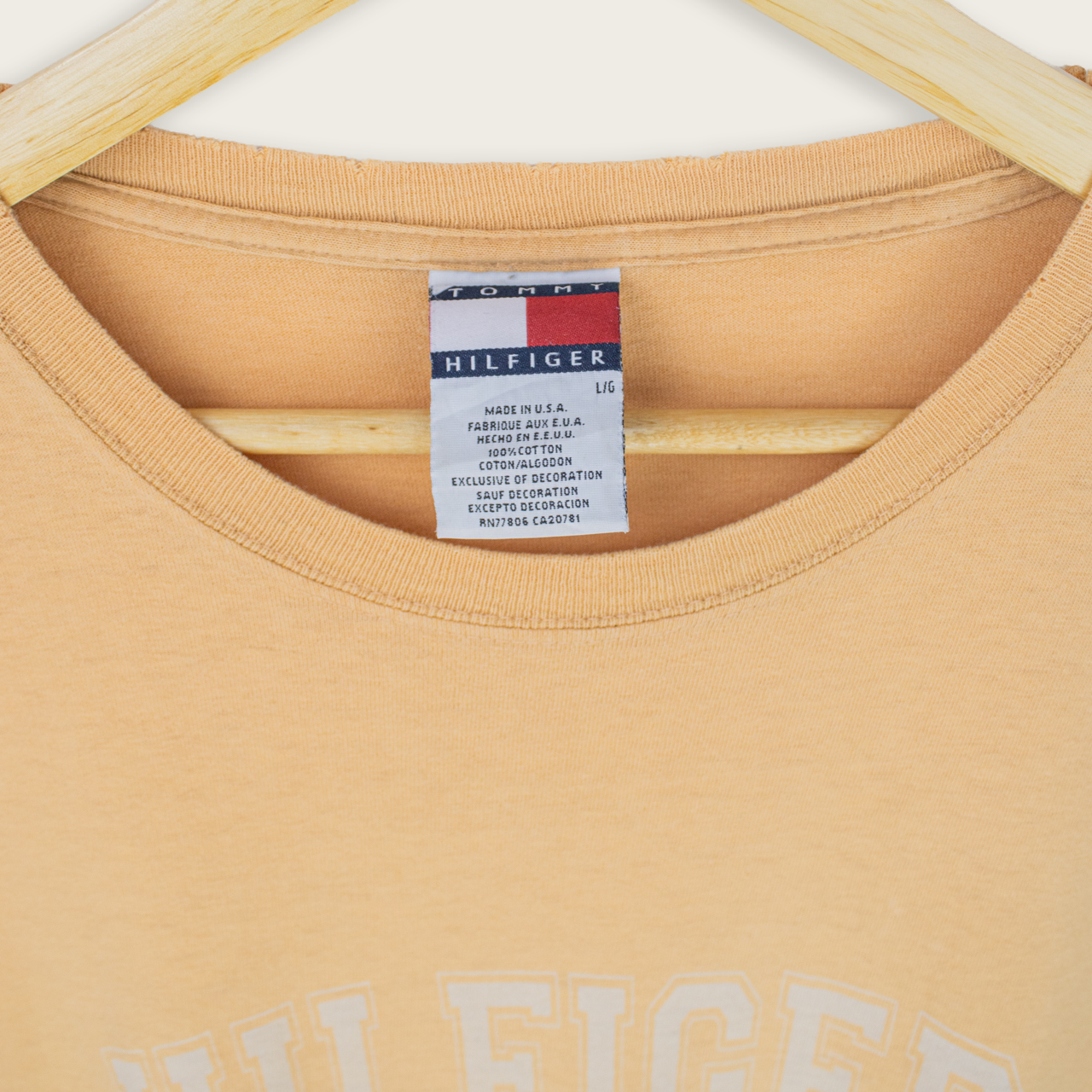 VINTAGE TOMMY HILFIGER T-SHIRT - L